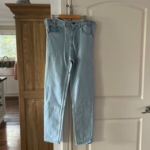 🎀 Y/project high waist waist cut out luxury jeans 24